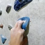 agarre bidedo en escalada
