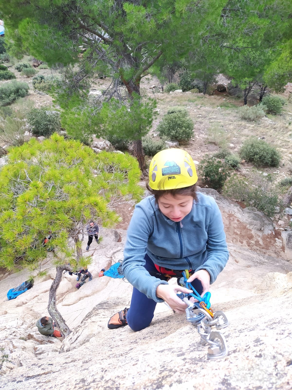 cursos de escalada en roca madrid