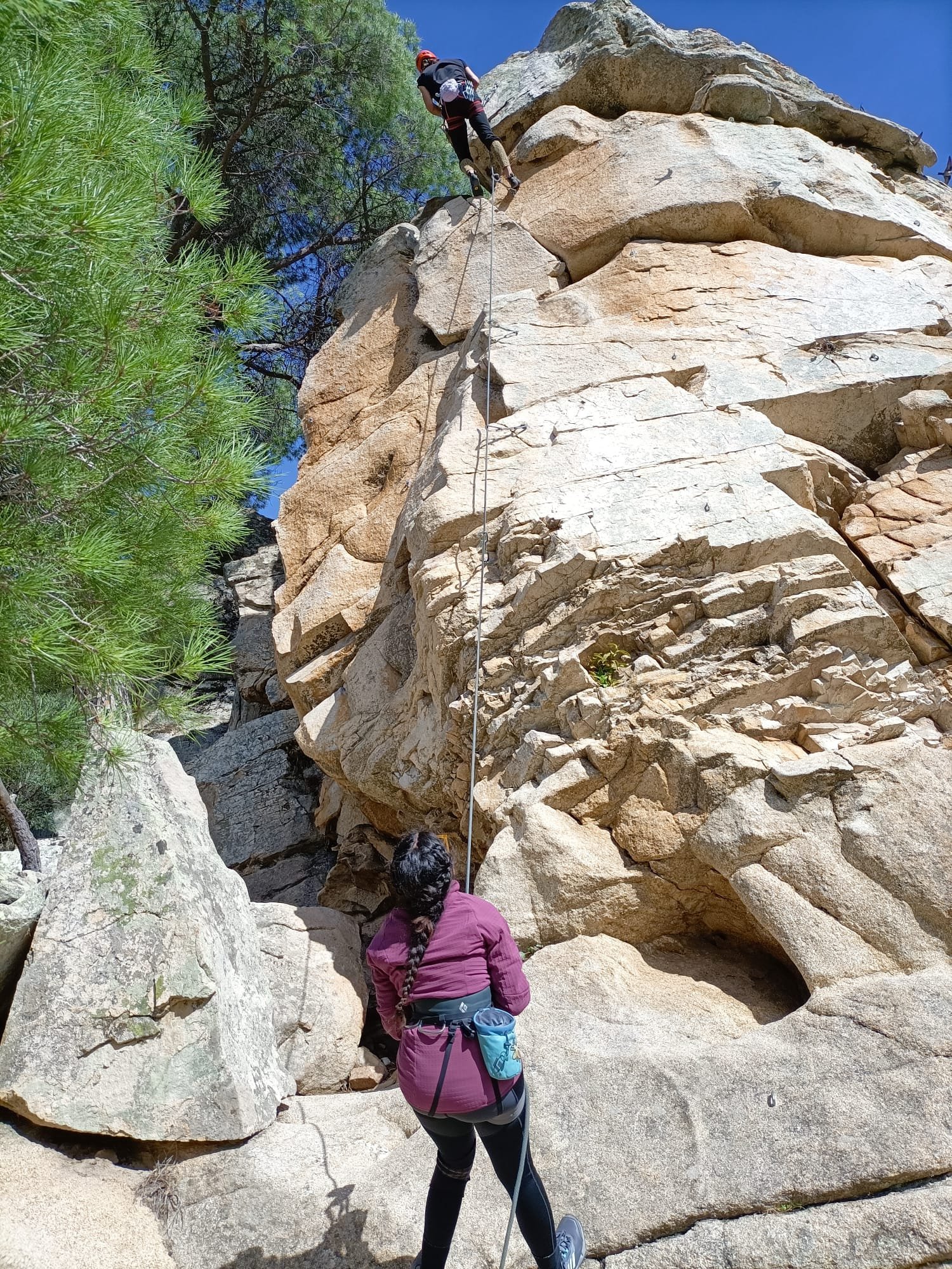 cursos de escalada en roca madrid