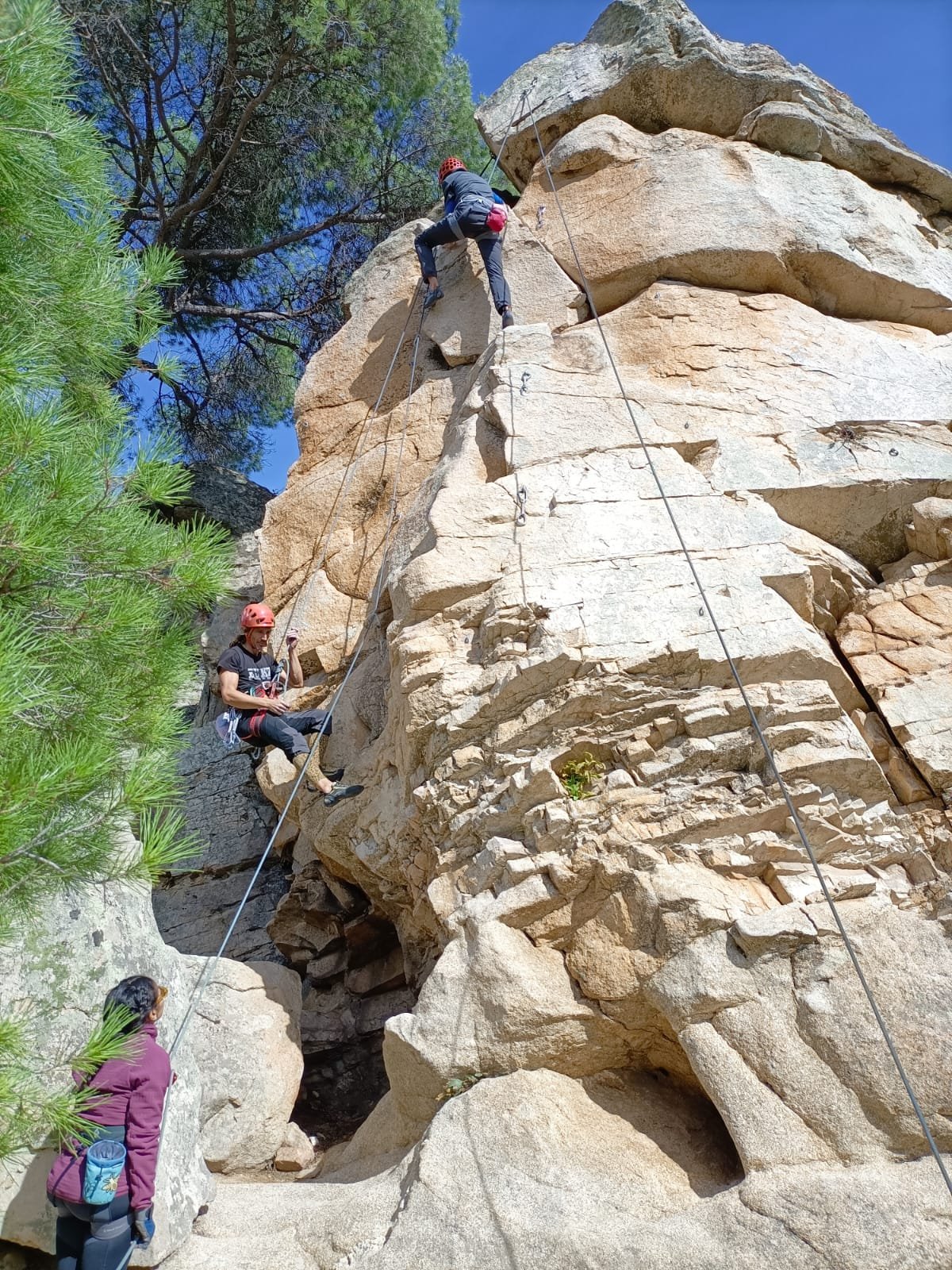 salidas a roca guiadas en madrid