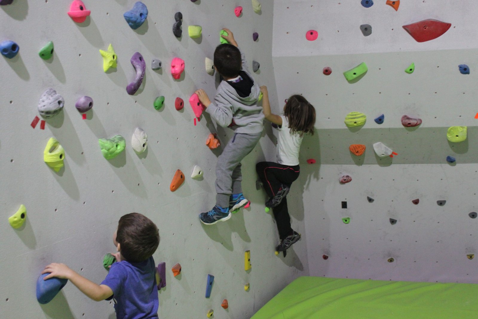 clases de escalada para niños