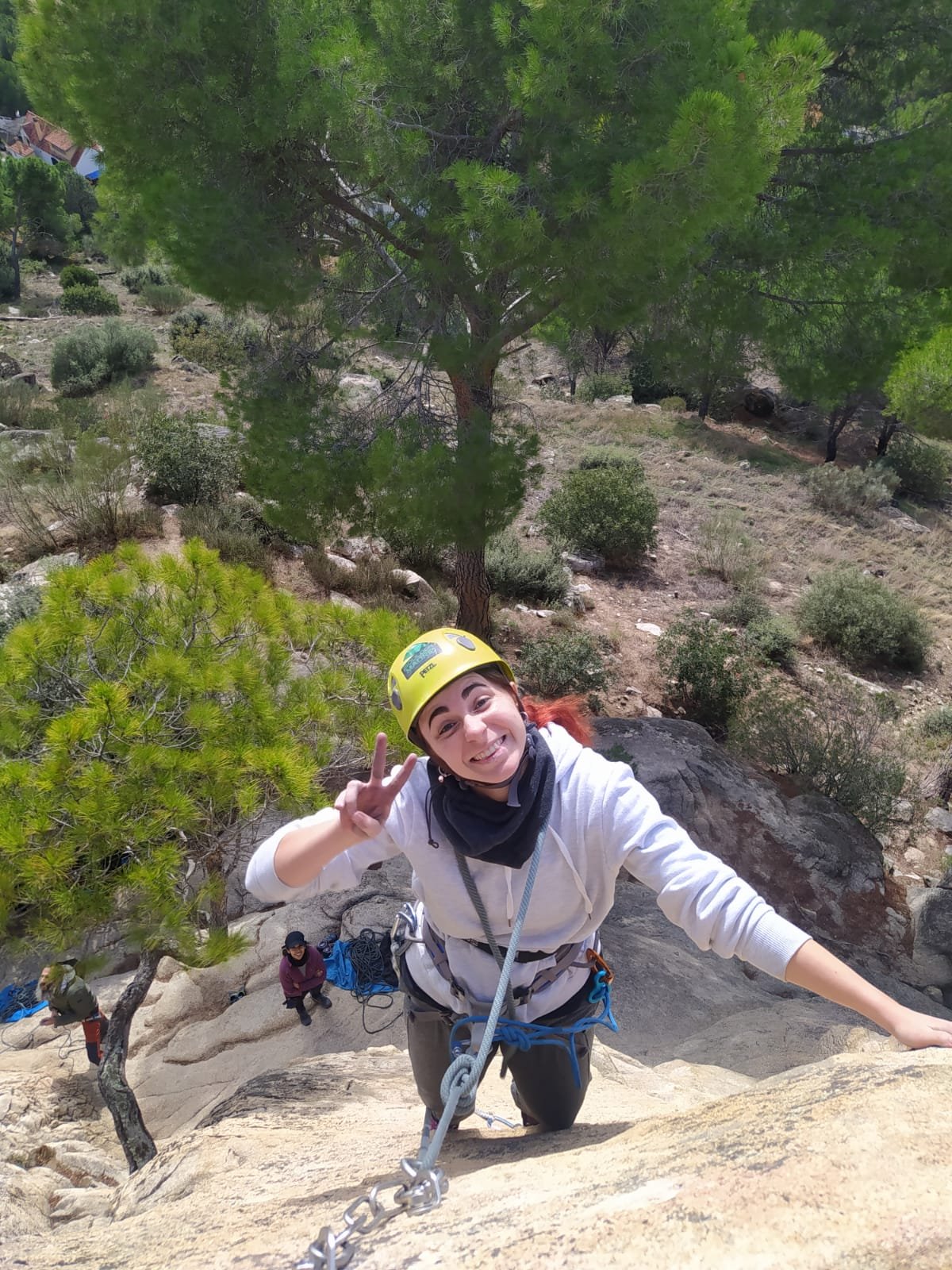 aprender a escalar en roca en madrid