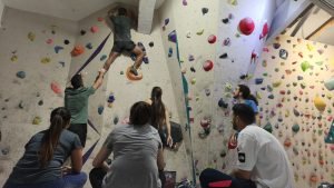 clase dirigida de escalada