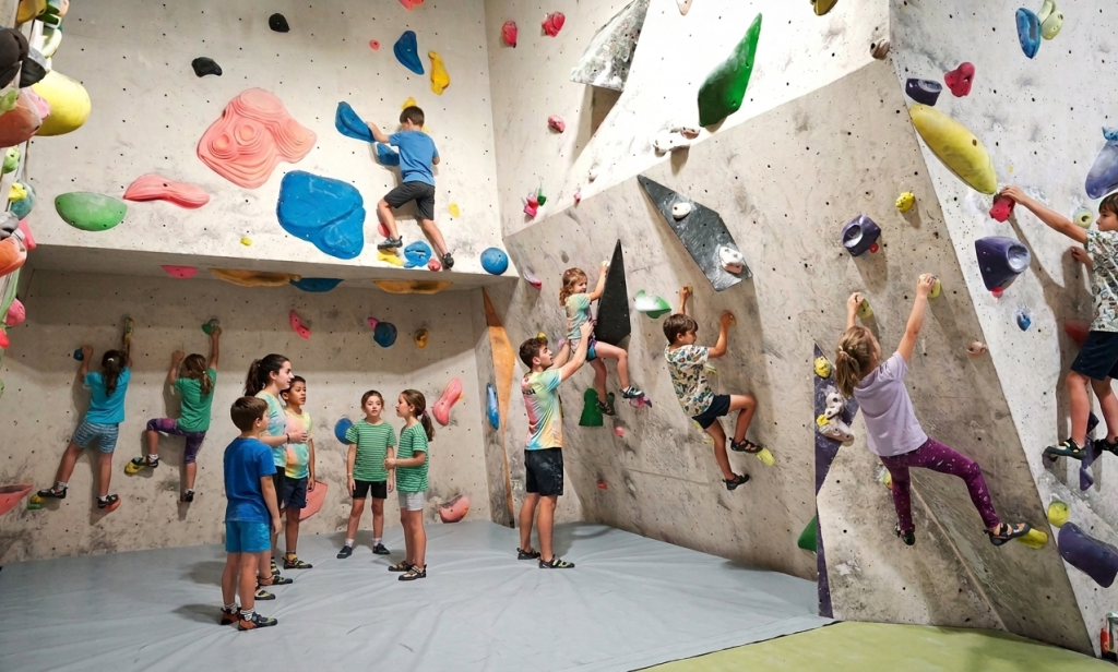 campamentos infantiles de escalada en verano